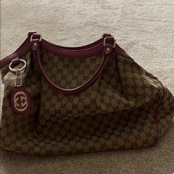 Authentic Gucci Print hobo bag - Picture 3 of 10